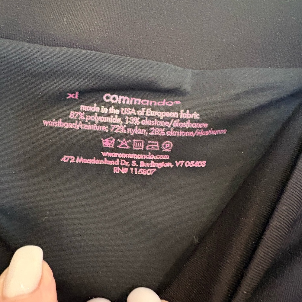 Commando Black Ponte High-Waist Pants - Picture 2 of 4